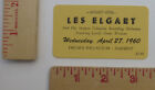 1960 Les Elgart Big Band Ticket Oscar's Palladium Sargent Nebraska