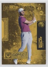 2021 Skybox Metal Universe Champions PMG Orange 16/100 Matthew Wolff #41 02hk
