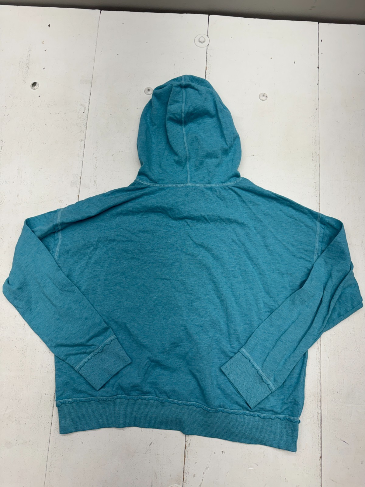 Victorias Secret Solid Blue Basic Pullover Hoodie… - image 2
