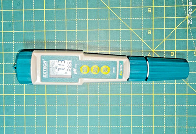 EXTECH PH100 ExStik pH Meter digitales pH Messgerät mit Temperaturanzeige