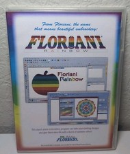 Floriani Rainbow Embroidery Digitizing Software Moore's Sewing CD ROM NEW B275
