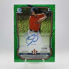 2026 Bowman - Jase Mitchell 1st #CPA-JM Green Shimmer Auto #/99 ASTROS
