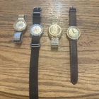 Lot Of (4) Vintage Timex Watches, Three Manual Wind, One Automatic, All Working