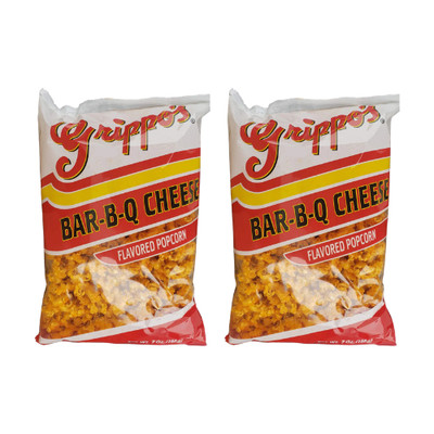 Grippo's BBQ Cheese Popcorn 7 oz - 2 Bags - Free Shipping!