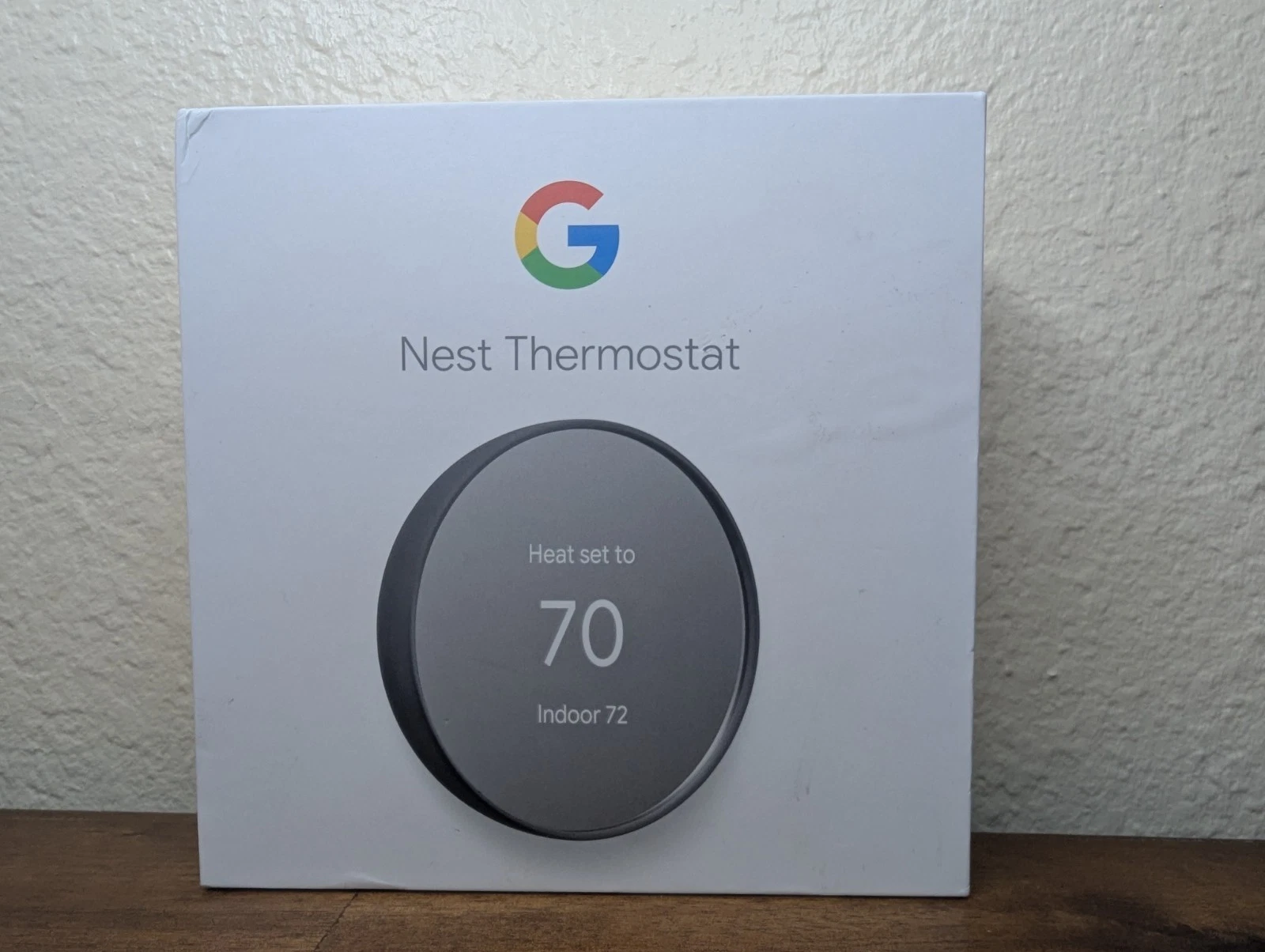 Google Nest Smart Thermostat, Charcoal - GA02081-US (Open Box)