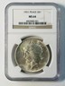1921 Peace Dollar NGC MS-64 HIGH RELIEF- FLASHY LUSTER!