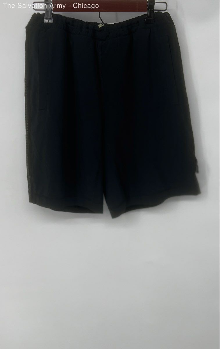 Lululemon Mens Black Pull On Activewear Athletic Shorts Size Large