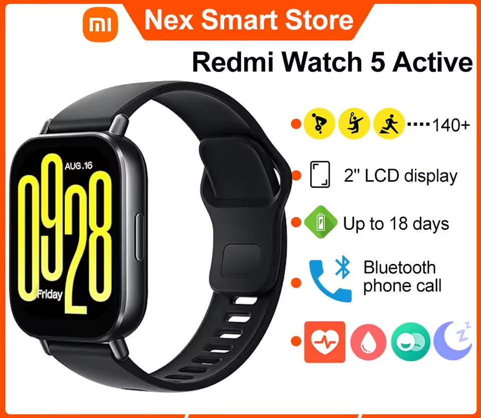 Xiaomi Redmi Watch 5 Active Montre Connectée Écran 2 Pouces Bluetooth