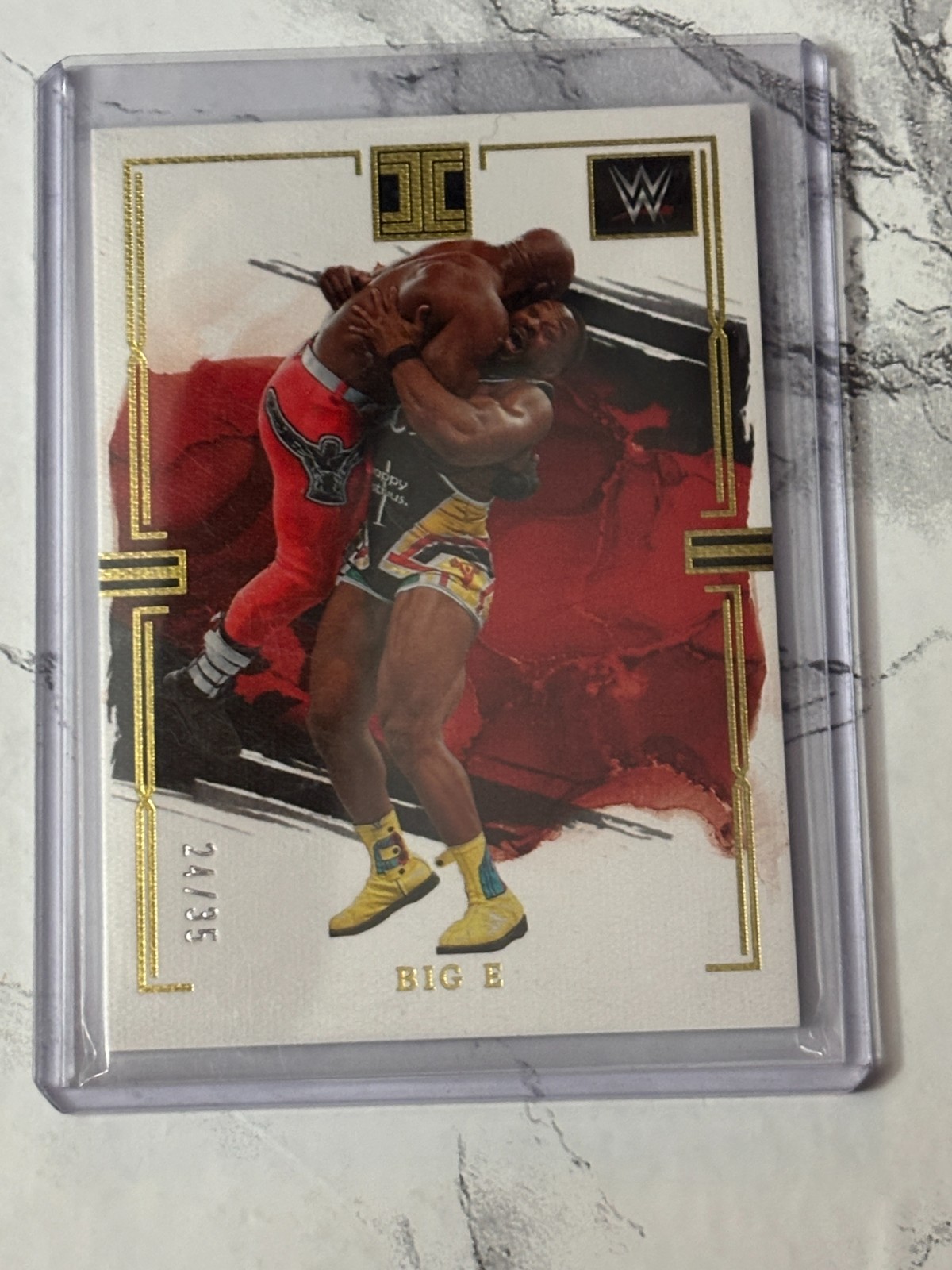 2023 WWE Impeccable Gold #51 Big E 24/35