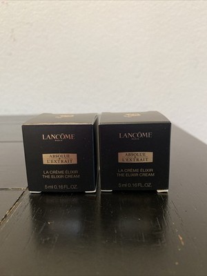 Lot of  2  Lancome Absolue L'Extrait The Elixir Cream 0.16 Oz 5mL