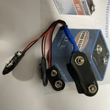 PP9 Battery Adapter For three PP3 Battery Longer Run Time Treble Power