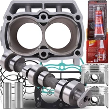 Cylinder Head Piston Gasket Top End Camshaft Kit for Polaris Ranger XP 700 05-09