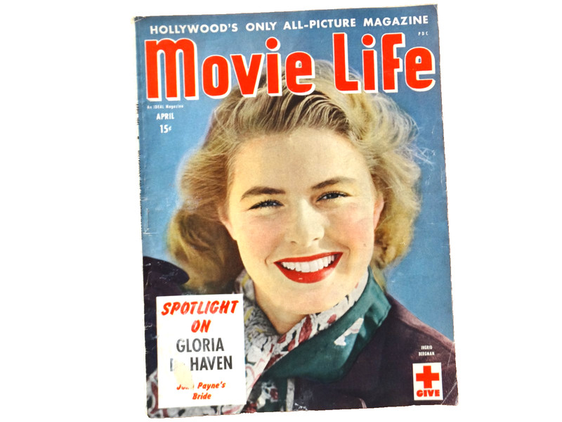 Movie Life – April 1945 – Ingrid Bergman