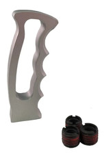 PRP 9460 Billet Pistol Grip Shifter Knob in Silver - Made in the USA