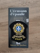 Écusson d’épaule brodé Police « Sûreté du Québec »