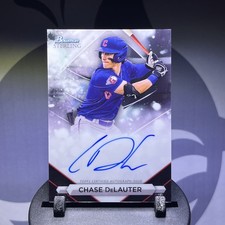 2023 Bowman Sterling Chase DeLauter Prospect Auto #PA-CD Guardians