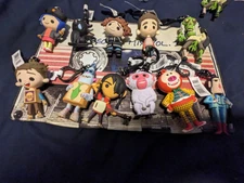 Laika Movies Monogram Figural 3D Bag Clips Coraline, Paranorman, Boxtrolls, Kubo