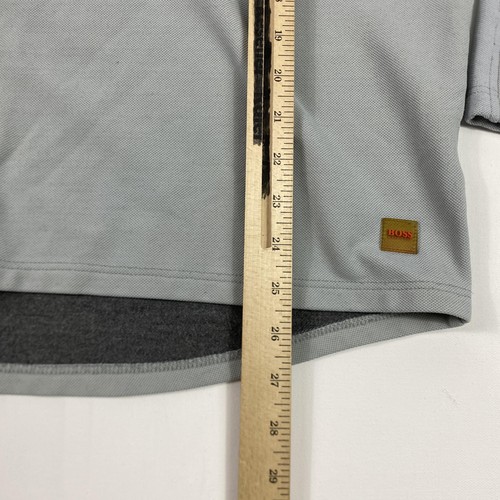 BOSS Hugo Boss Pullover Herren XL grau Quarter Zip Fleece gefüttert lichtempfindlich - Bild 13 von 22