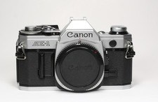 Canon AE-1 35mm Film Camera Body, SERVICED, New Seals but No Light Meter. MINT