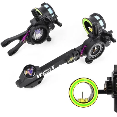 Compound Bow 2 Pin Sight 0.019" Micro Adjust Pointer Adaptor Scope Sight Hunting - Bild 1 von 4