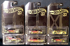 2023 Hot Wheels Pearl Chrome 55th Anniversary - Lot Of 6