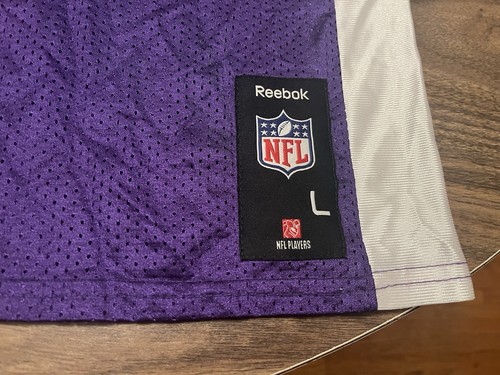 Vintage Brett Farve Minnesota Vikings Large Purple NFL Jersey Unworn + Tag - Picture 8 of 11