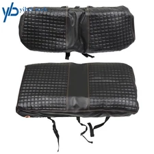 Black Golf Cart Diamond Seat Cover Kit 1Set For Club Car Precedent Seat Cushion