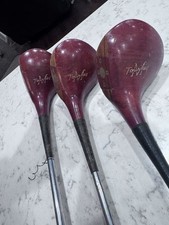 Right Handed MacGregor MT19W Oil Hardened 2-3-4 Golf Wood Set w/ Steel Shafts