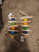 2 Large Hanging Bird Toys New No Box