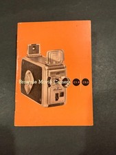 Kodak Brownie Movie Camera Orange Instructions....Free Shipping
