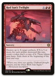 Red Sun's Twilight 145/271 Rare Phyrexia: All Will Be One