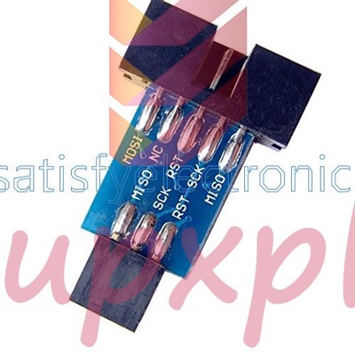 10 Pin Convert to Standard 6 Pin Adapter Board F ATMEL AVRISP USBASP STK500