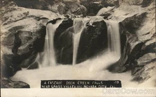 Nevada City, California CA Cascade, Deer Creek Falls Near Grass Valley RPPC