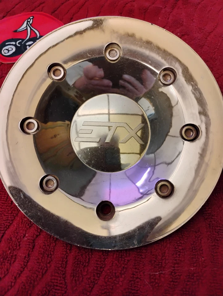 x1 ETX Part Number #CAP 278 A custom Chrome Wheel center cap Foto 2 de 4