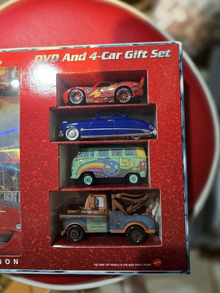 Disney’s Pixar Cars (DVD) Best Buy Exclusive 4-Car Gift Set Mater Lightning Doc - Image 2 of 4