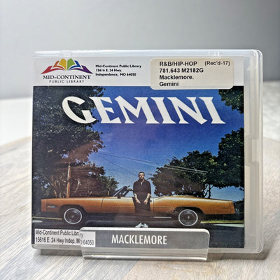Macklemore   Gemini CD 2017 Hip Hop R&B Glorious Good Old Days Rare OOP