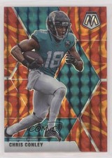 2020 Panini Mosaic Reactive Orange Mosaic Prizm Chris Conley #101 0c7g