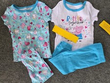    Toddler Size 2T PEPPA PIG 4pc Pajama Sleep Set Brand New W Tags