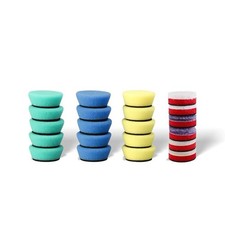 SPTA 21x 2 inch/50mm Sponge Wool Buffing Polishing Pads for Car Detailing Waxing