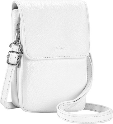 Genuine Leather Crossbody Bags for Women, Cell Phone Cross body Purse Bag with R