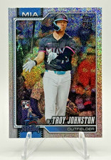 Troy Johnston 2026 Topps Series 1 #317 Rookie Sandglitter RC Miami Marlins