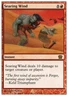 Spanish Searing Wind ~ Lightly Played 8th Edition Eighth Foreign Stock Image MTG