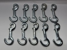 6" Long Bolt Snap Hook Open Eye Bolt Hook Snap Lock Heavy Duty Lot Of 10
