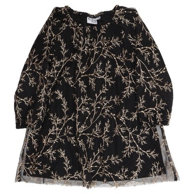 VRS Fashion, Kleid, Größe: 92, Schwarz/Gold, Polyester, Sonstiges, Mädchen #zA9
