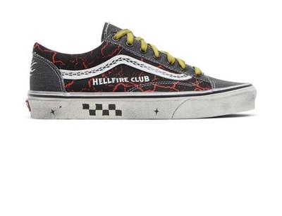 RARE SOLD OUT Vans X Stranger Things Hellfire Club Sneakers 7.5M 9W Style 36 NEW