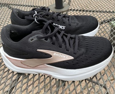 Brooks Ghost Max 3 Running Shoe Black Rose Gold Womens Size 8
