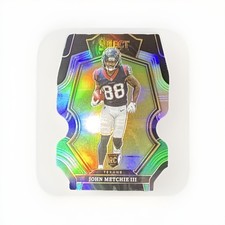 Panini 2022 Select Premier Level John Metchie III RC Prizm Die-Cut #141 Texans