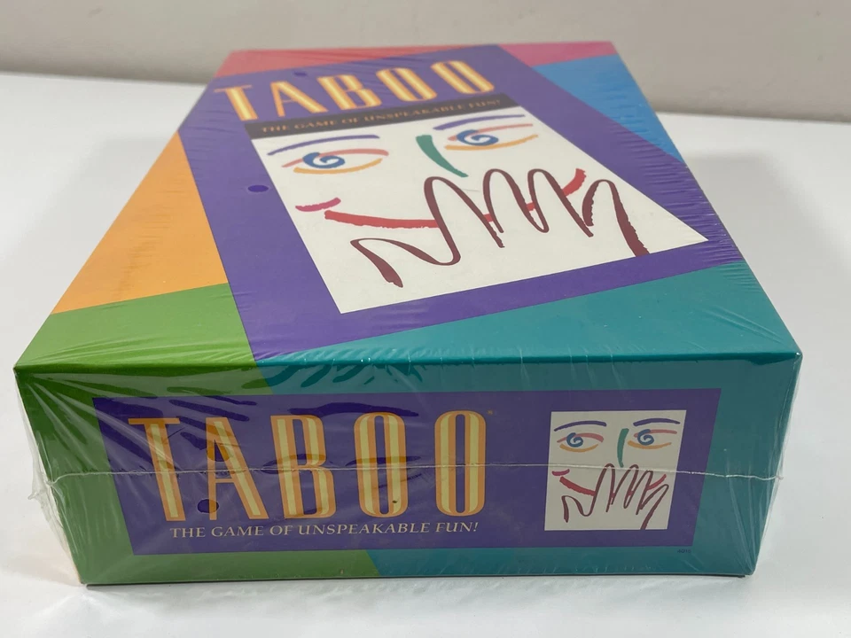 Vintage 1989 Milton Bradley Taboo Board Game NEW In Sealed Box - Image 3 of 4