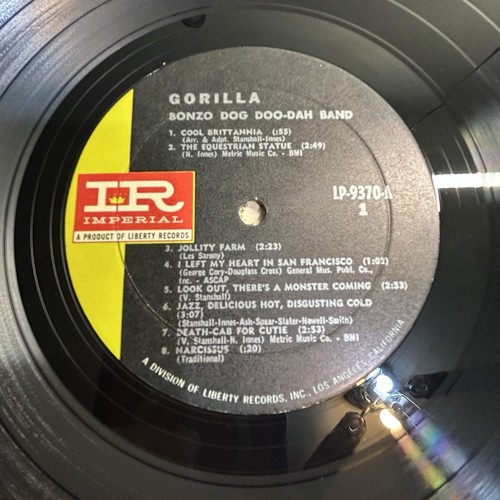 GORILLA ~ Bonzo Dog Doo/Dah Band LP ~ 1960s RARE PROMO ~ I LEFT MY HEART IN S.F. - Picture 10 of 16