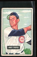 Andy Pafko 1951 Bowman A #103 Chicago Cubs
